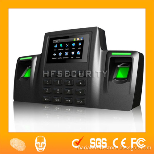 WIFI/GPRS USB-Host Double-Fingerprint Time Attendance System
